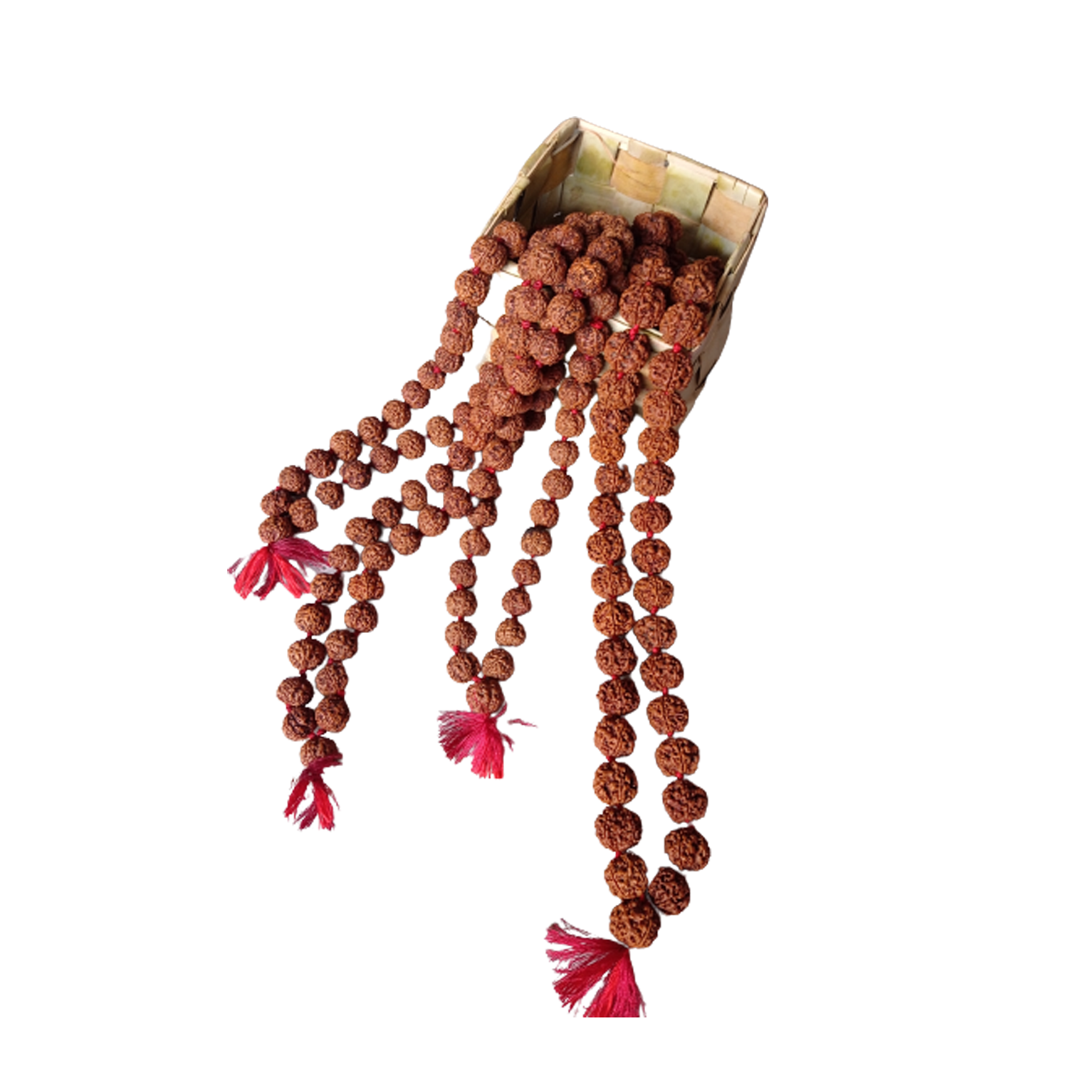 14 MM TO 16 MM 5 Face  Nepal 54 Bead Mala